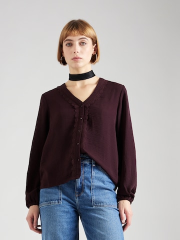 JDY Blouse 'DIVYA' in Lila: voorkant