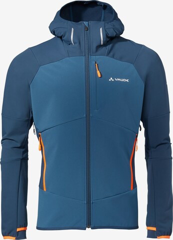 VAUDE Outdoorjas 'Larice V' in Blauw: voorkant