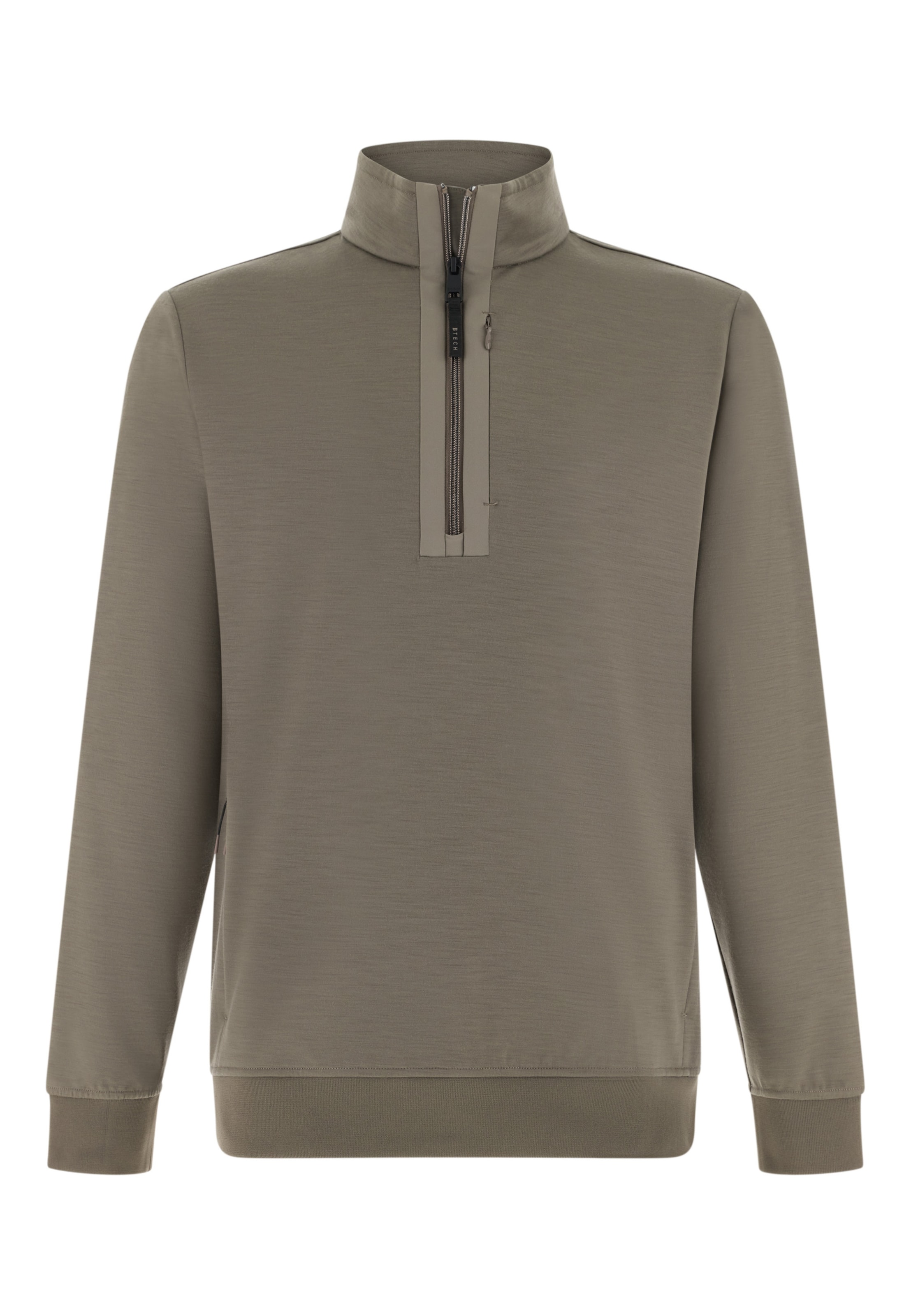Boggi Milano Sweatshirt 'B TECH' in Grijs: voorkant