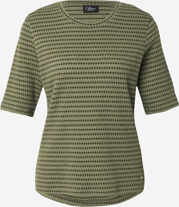 s.Oliver BLACK LABEL Футболка в Зеленый: спереди