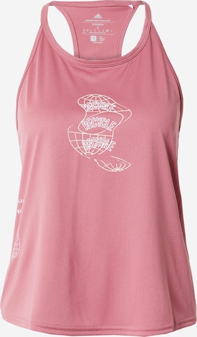 ADIDAS PERFORMANCE Sports Top 'Run For The Oceans' in Pink: front