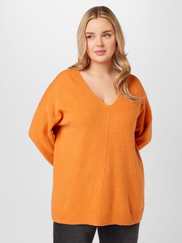 Pull-over Esprit Curves en orange : devant