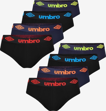 Slip di UMBRO in nero: frontale