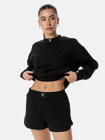 Cardio Bunny Loose fit Trousers 'SOFT RELAXED' in Black