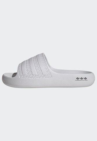 ADIDAS ORIGINALS Rantakengät 'Adilette Ayoon' värissä harmaa: etupuoli
