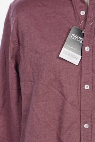 HOLLISTER Button Up Shirt in L in Red