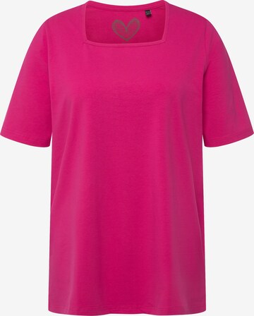 Ulla Popken Shirt in Roze: voorkant