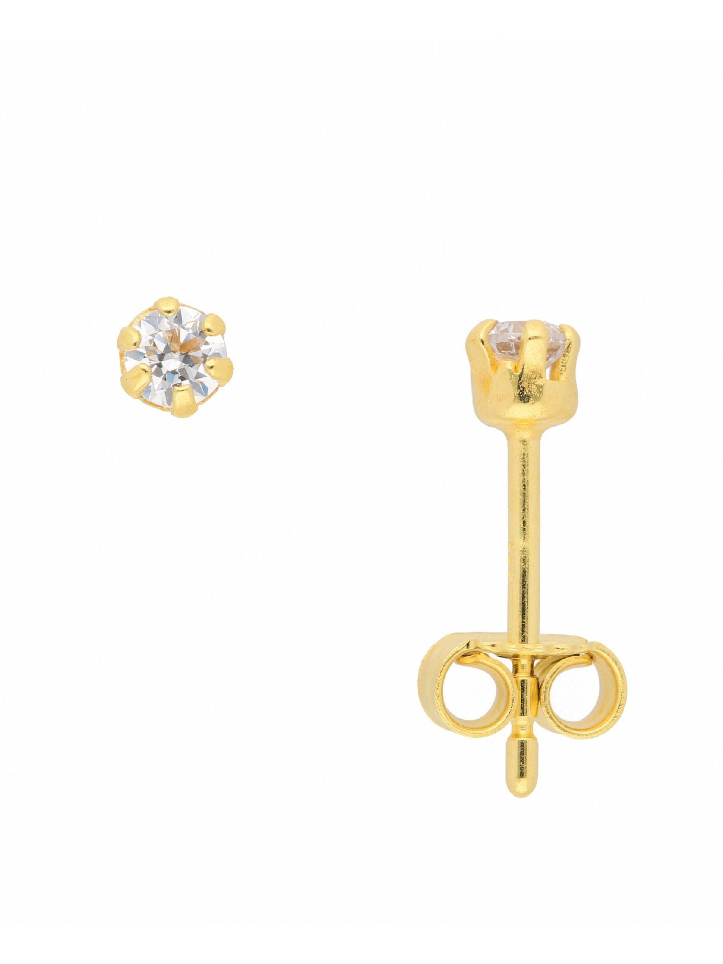 Adelia´s Ohrringe in Gold: Vorderseite