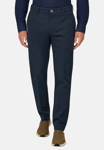 Regular Pantalon chino Boggi Milano en bleu : devant