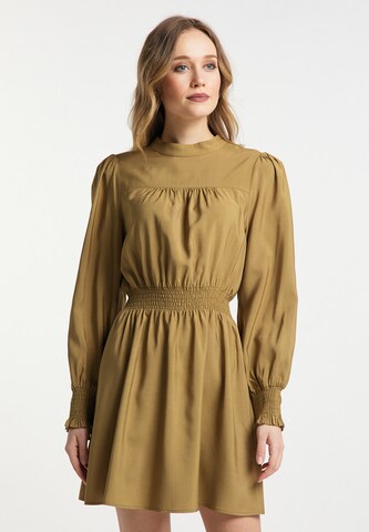 DreiMaster Klassik Shirt Dress in Beige: front