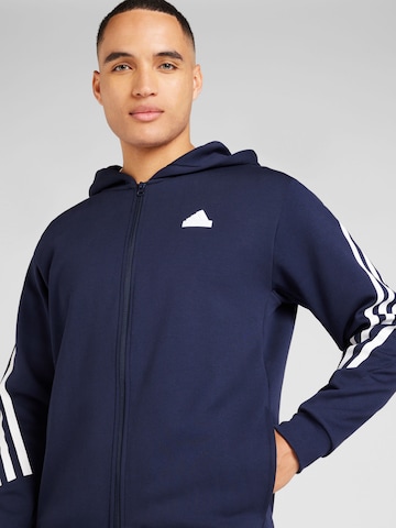 ADIDAS SPORTSWEAR - Sudadera con cremallera deportiva 'Future Icons' en azul