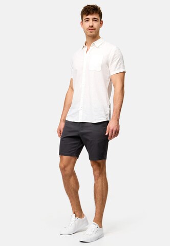 INDICODE JEANS Regular Trousers 'Sylvester' in Grey