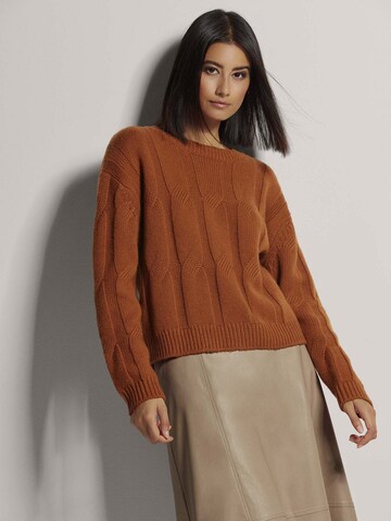 Pull-over MADELEINE en jaune : devant