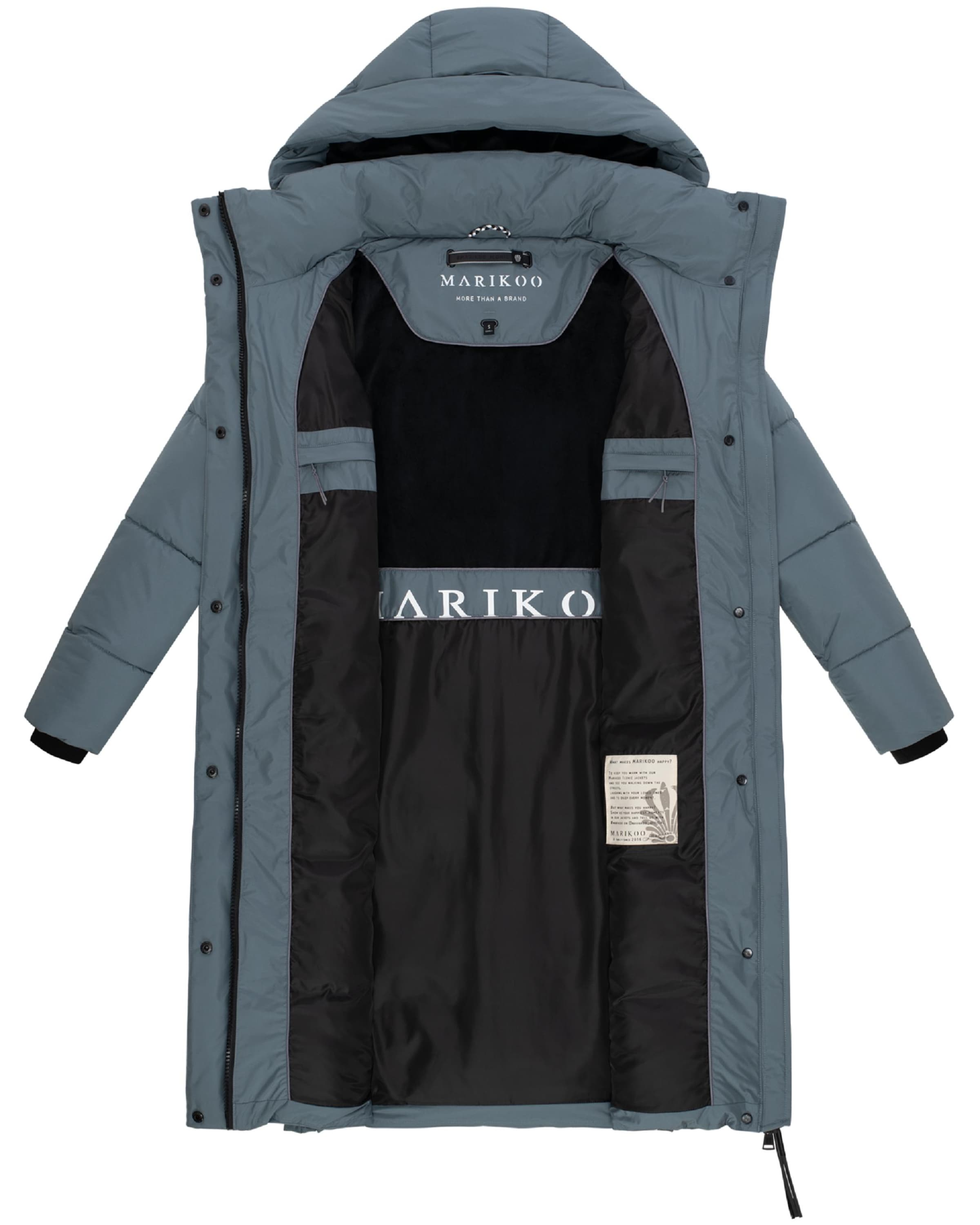 MARIKOO Winter Coat 'Chumanii XVI' in Blue
