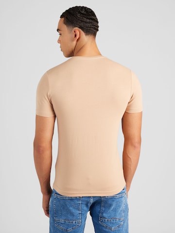 OLYMP Shirt 'Level 5' in Brown