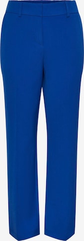 Y.A.S Regular Trousers with creases 'LIKKA' in Blue: front