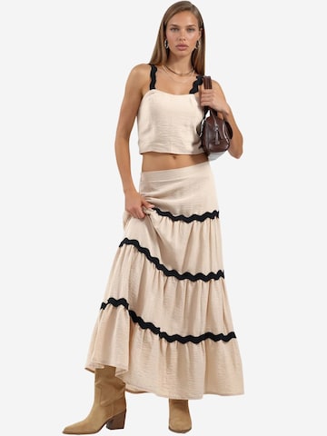 Tenue d'intérieur MSN Collection en beige : devant