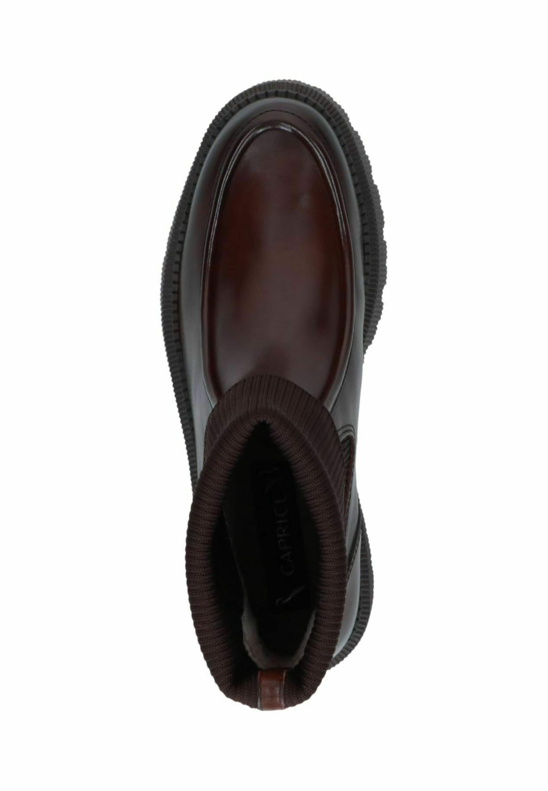 CAPRICE Chelsea Boots in Brown