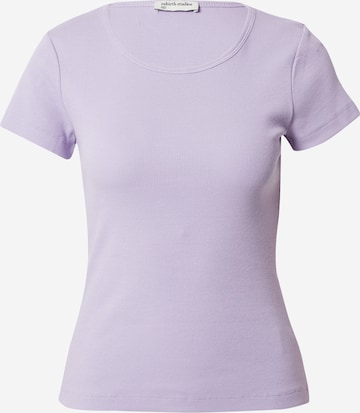 T-shirt 'Jamie' Rebirth Studios en violet : devant