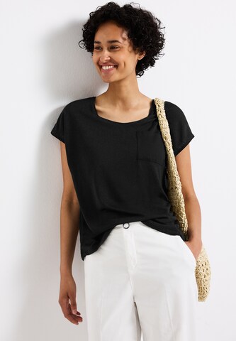 STREET ONE Shirt in Black: front