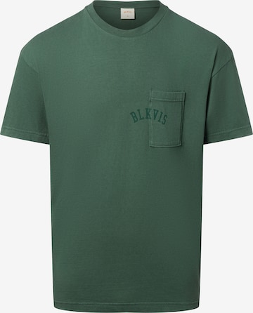 T-Shirt BLKVIS en vert : devant