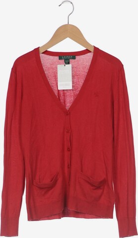 Lauren Ralph Lauren Strickjacke XS in Rot: predná strana