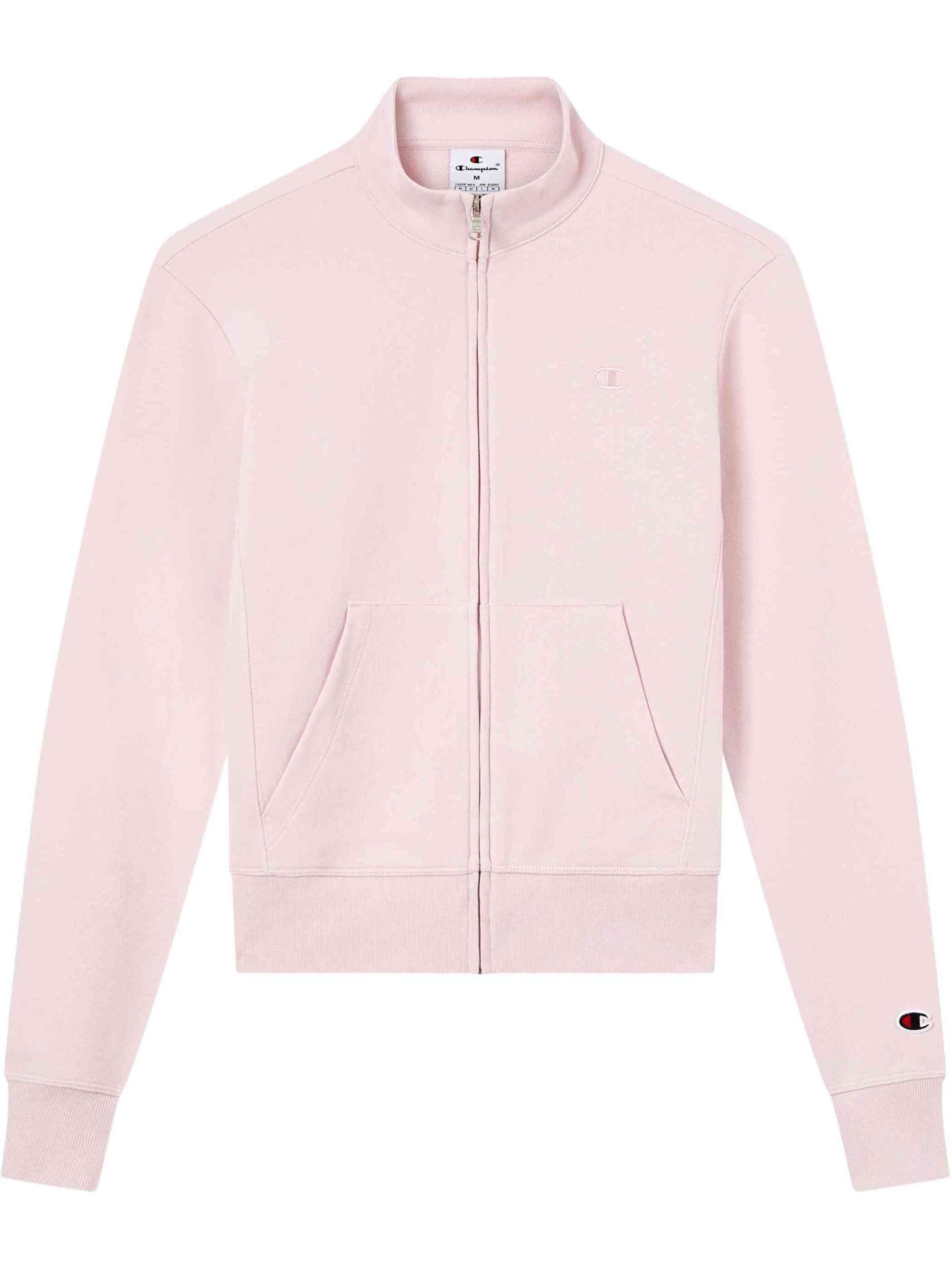 Pull-over de sport Champion -DO NOT USE- en rose : devant