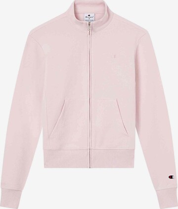 Pull-over de sport Champion -DO NOT USE- en rose : devant