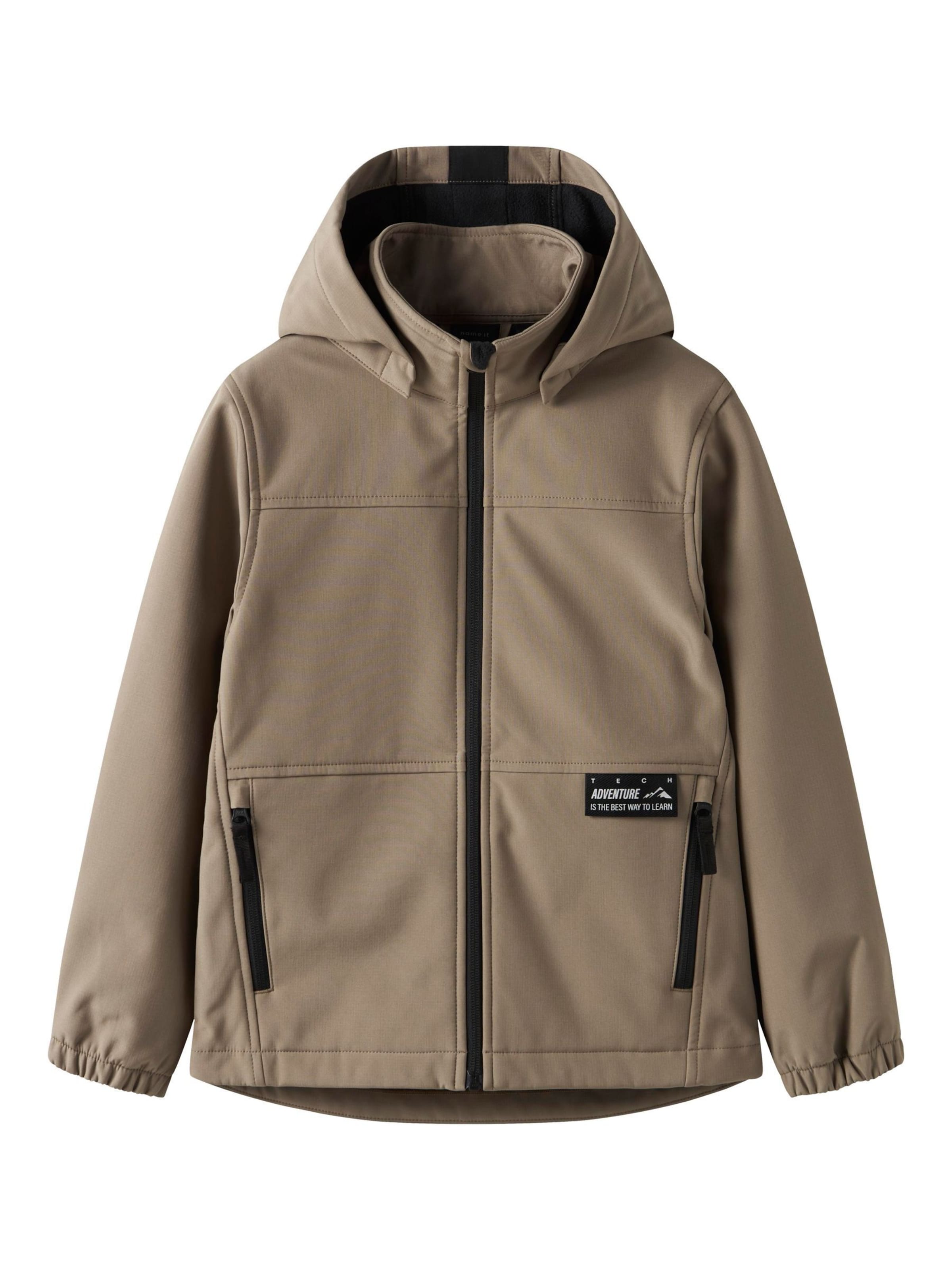 NAME IT Функциональная куртка 'NKMAlfa08' в Коричневый: спереди