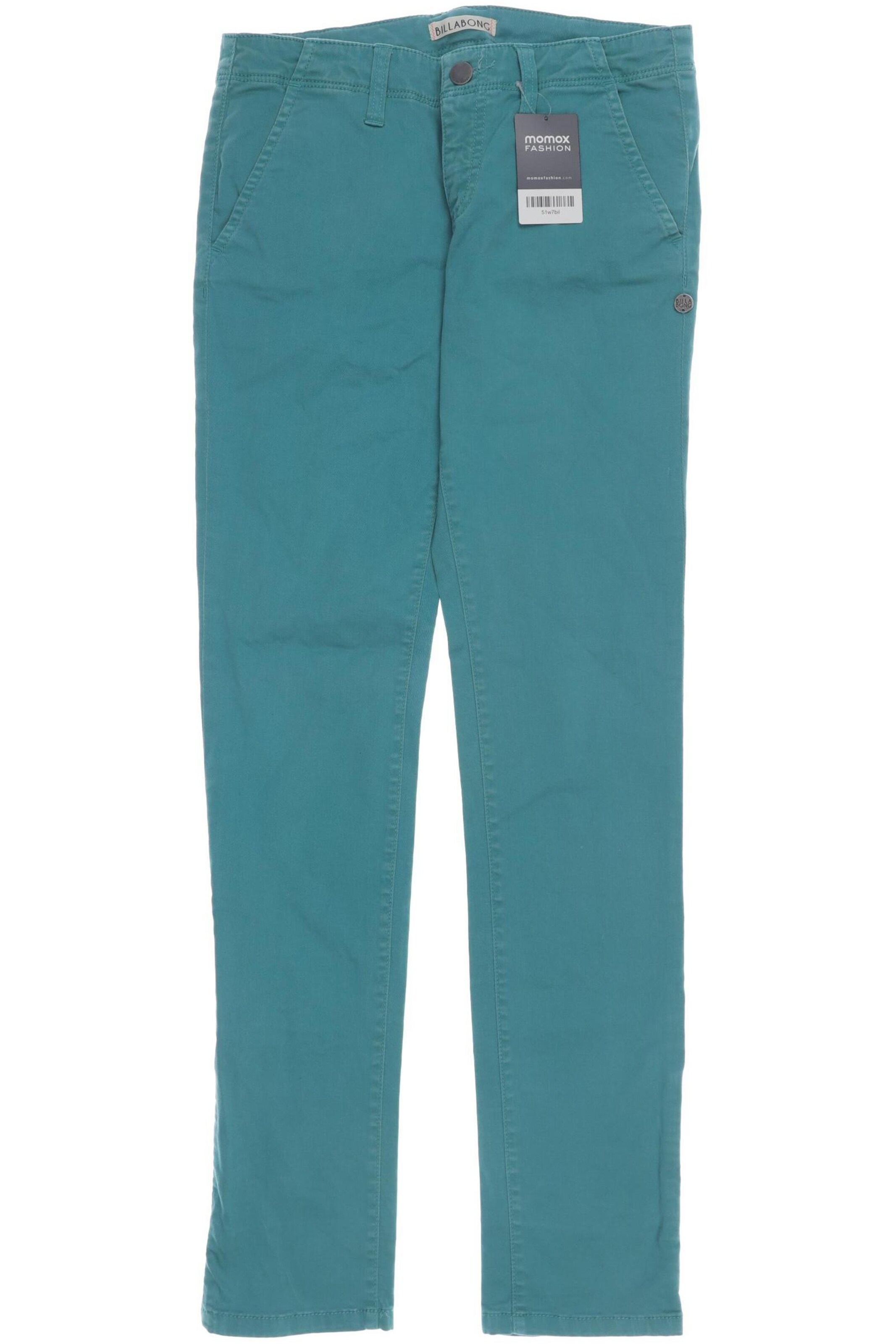 BILLABONG Pants in XS in Green: front