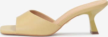 Kazar Mules in Beige: front