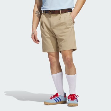 Regular Pantalon de sport ADIDAS PERFORMANCE en beige : devant