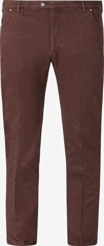 Charles Colby Regular Broek 'Baron Leslie' in Rood: voorkant