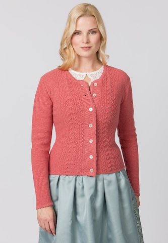 STOCKERPOINT Knit cardigan 'Mabella' in Orange: front
