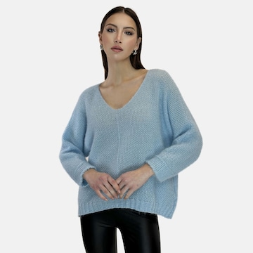 Elara Pullover in Blau: Vorderseite