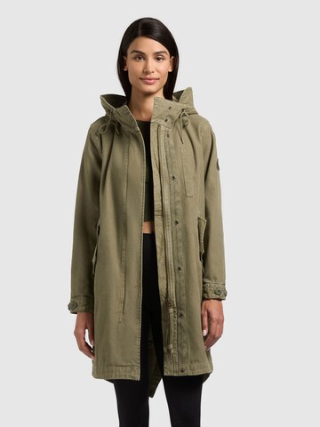 khujo Mantel 'FREYA' in Grün: Vorderseite
