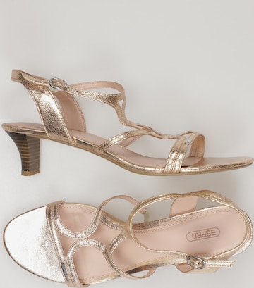 ESPRIT Sandals & High-Heeled Sandals in 41 in Gold: front
