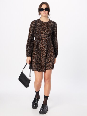 VERO MODA Jurk 'KITTIE' in Bruin