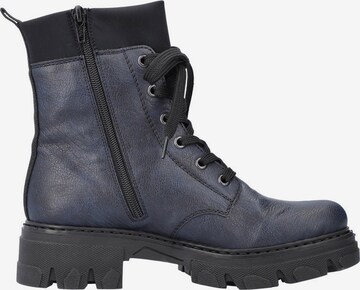 Rieker Lace-Up Boots in Blue