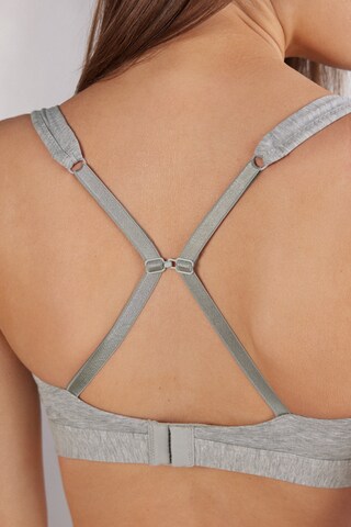 INTIMISSIMI Triangle Bra in Grey