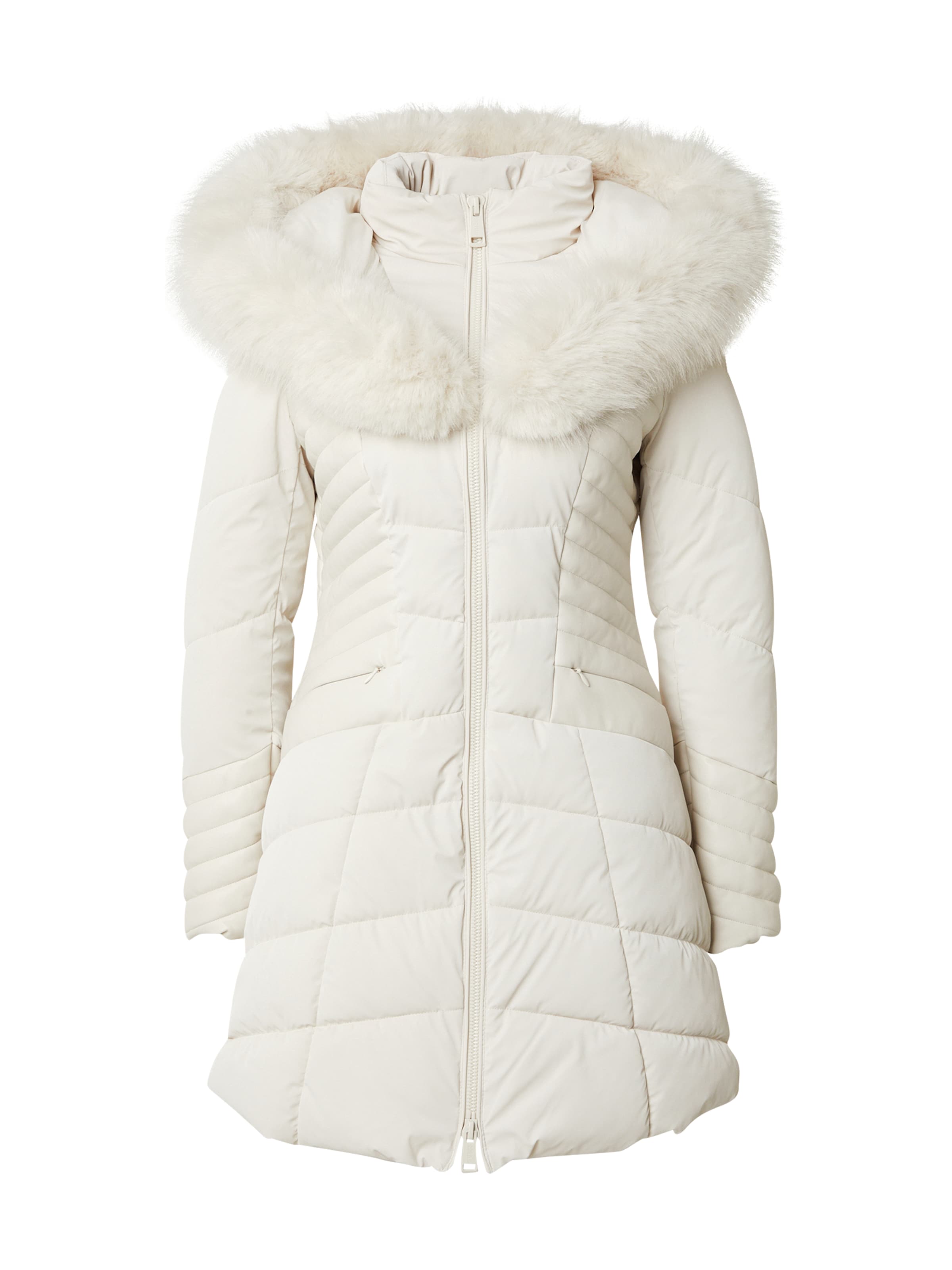 bēšs GUESS Ziemas mētelis 'New Oxana': no priekšpuses