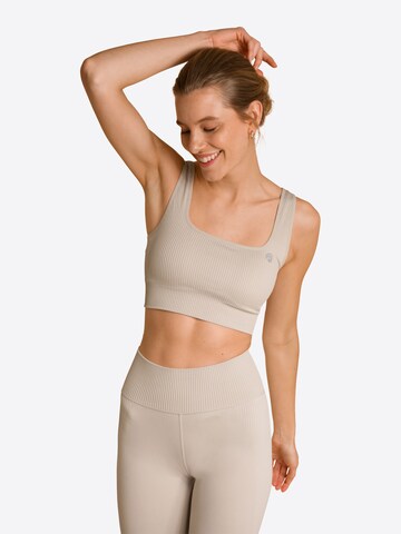 OCEANSAPART Bralette Sports bra 'Sydney' in Beige: front
