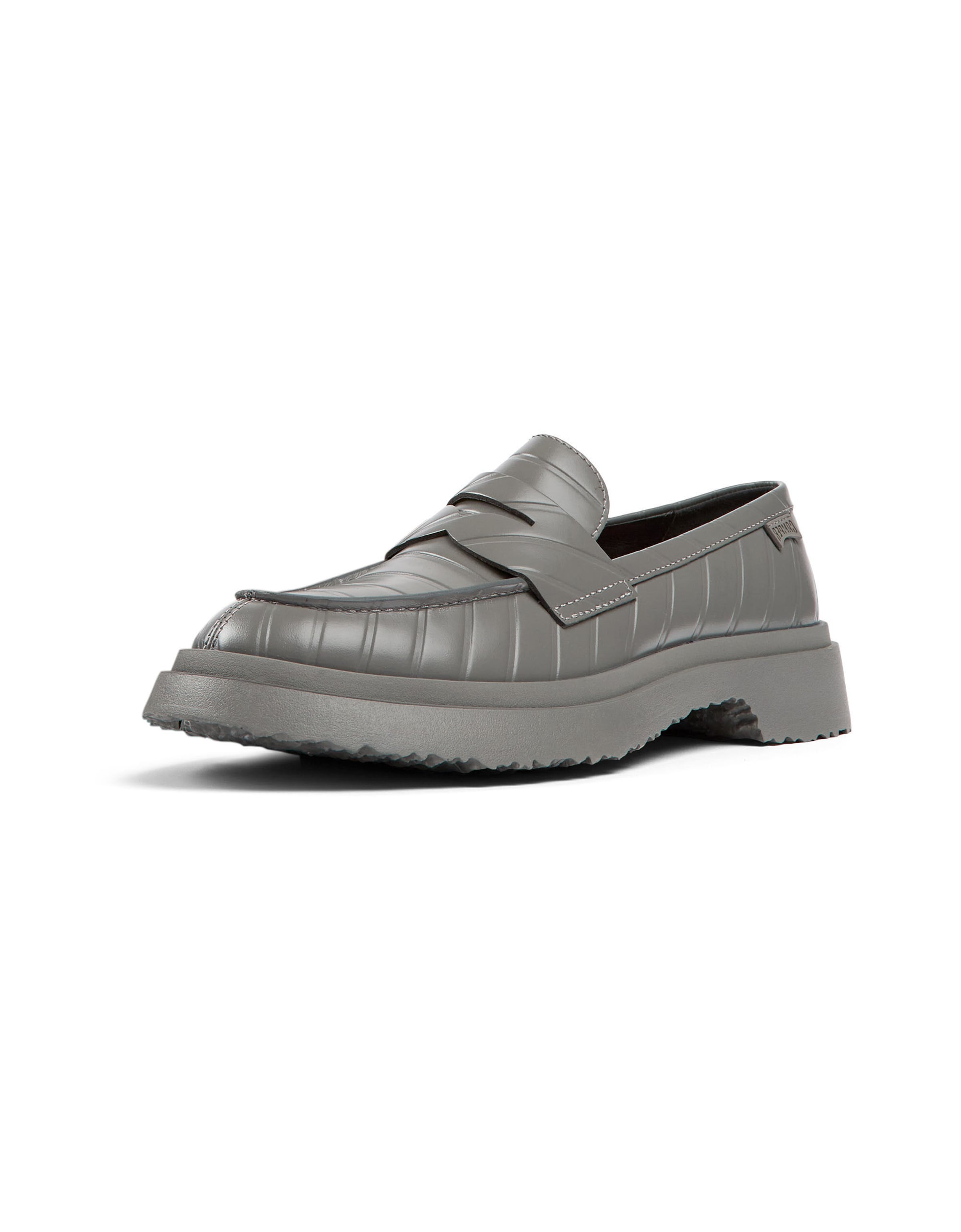 CAMPER Moccasin 'Walden Twins' in Grey: front