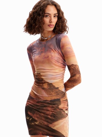 Desigual Dress in Brown: front