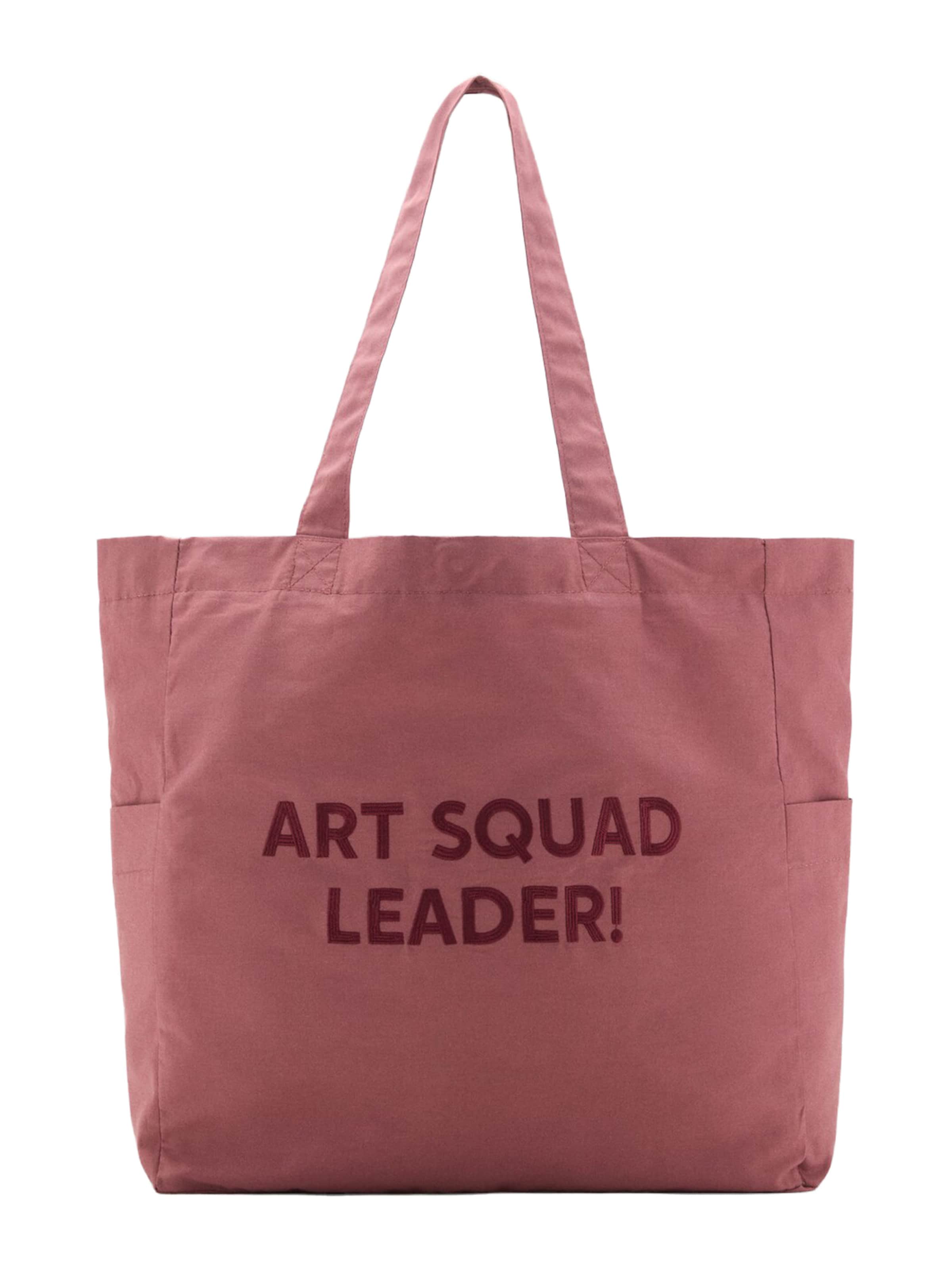 MANGO KIDSTorba 'SQUAD' - roza boja: prednji dio