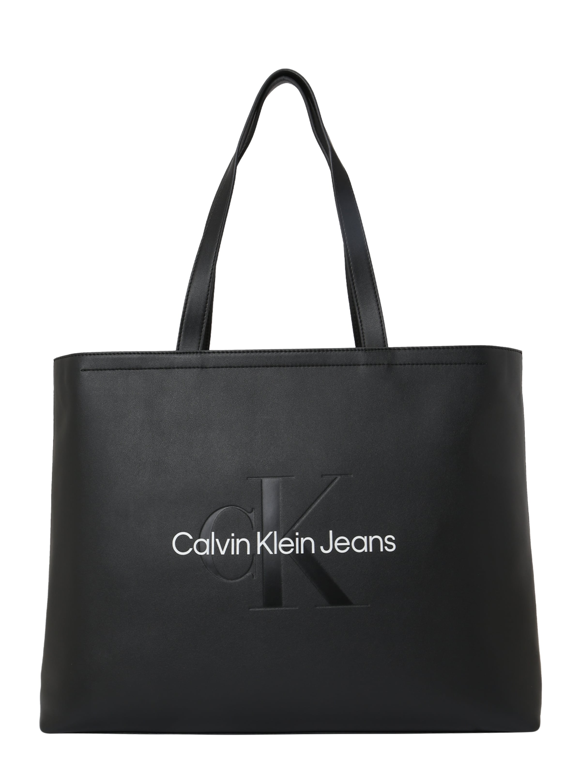 Calvin Klein Shopper in Zwart: voorkant