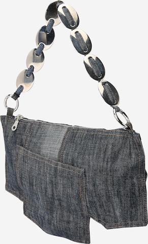 Bella x ABOUT YOU - Bolso de mano 'Upcycled' en azul: frente