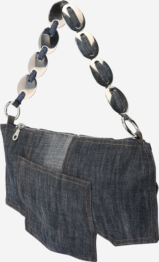 Bella x ABOUT YOU Håndtaske 'Upcycled' i blå / mørkegrå, Produktvisning