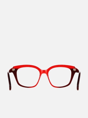 Occhiali da sole 'Ferragamo SF3023 Transparent red/dark red 51/18/140 WOMAN Eyewear Frame' di FERRAGAMO in rosso