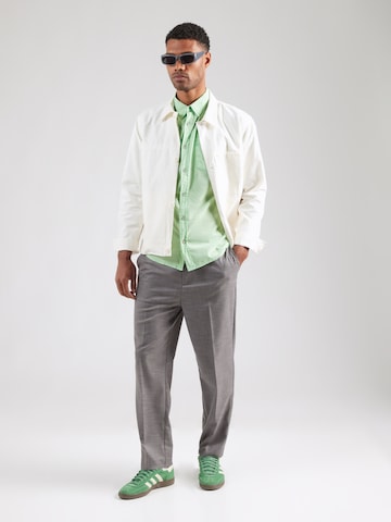 CAMP DAVID Slim fit Button Up Shirt in Green